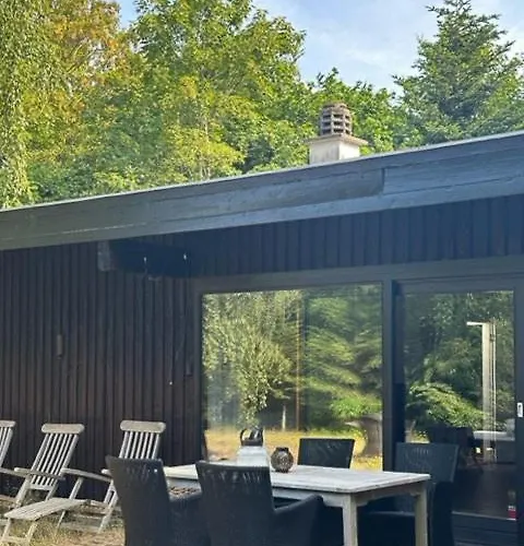 Atmosphere In Forest-clad Setting At Feriehus Rageleje